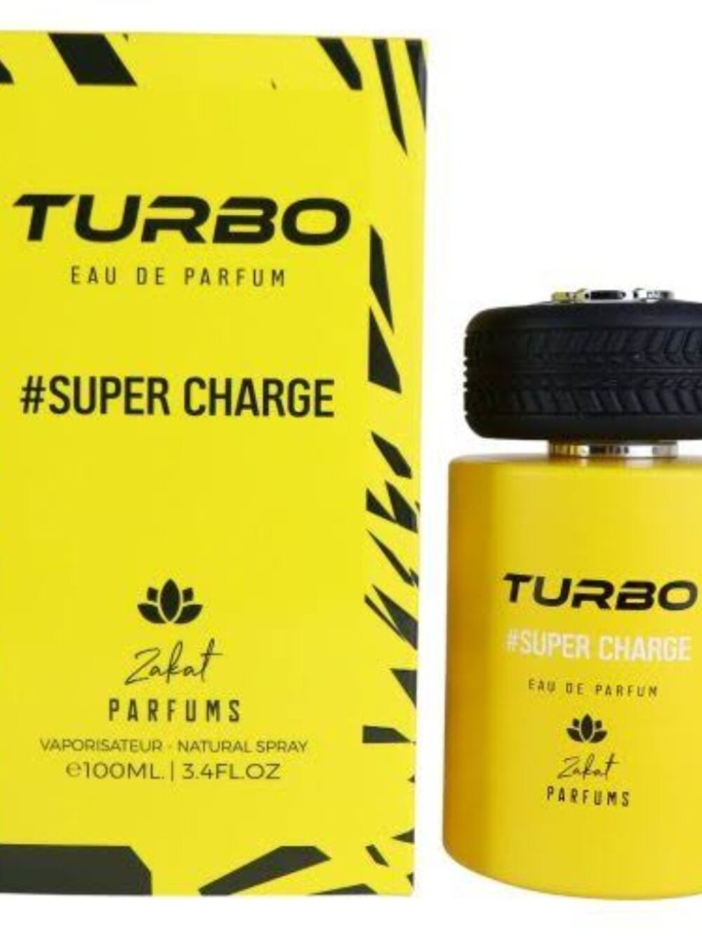 Zakat Parfums Turbo Super Charge Men's Eau De Parfum 3.4oz New Sealed Box $60